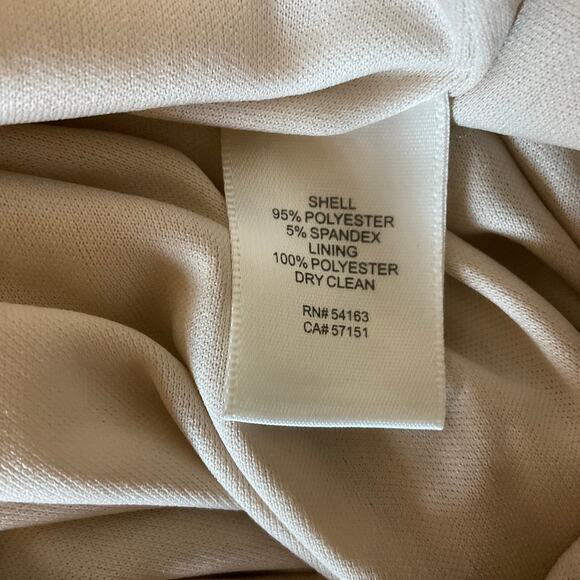 Eliza J Sequined Sleeveless Midi Sheath Cocktail Dress Sparkly Gold Size 4 - Picture 12 of 13